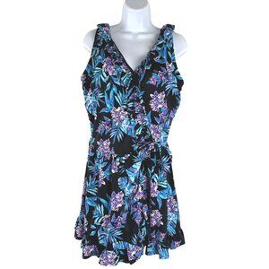 Swim 365 Swimsuits For All One Piece Swim‎ Dress Size 20 Floral Ruffle SW-2063